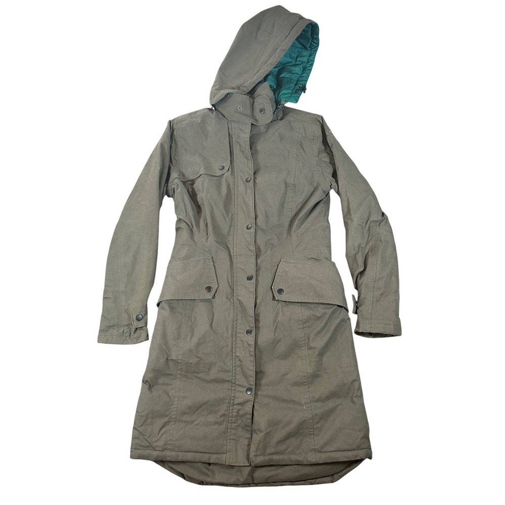 I. Spiewak & Sons Adult‎ XS Thinsulate Insulated Field Parka Jacket Brown Hood